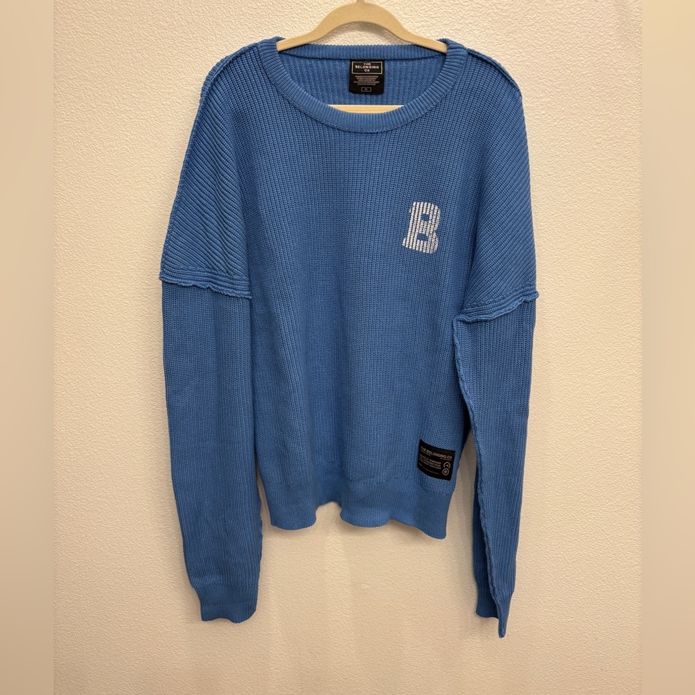 The Belonging Conference Church Merch Apparel Blue Sweater Unisex NWOT XL - Picture 11 of 14